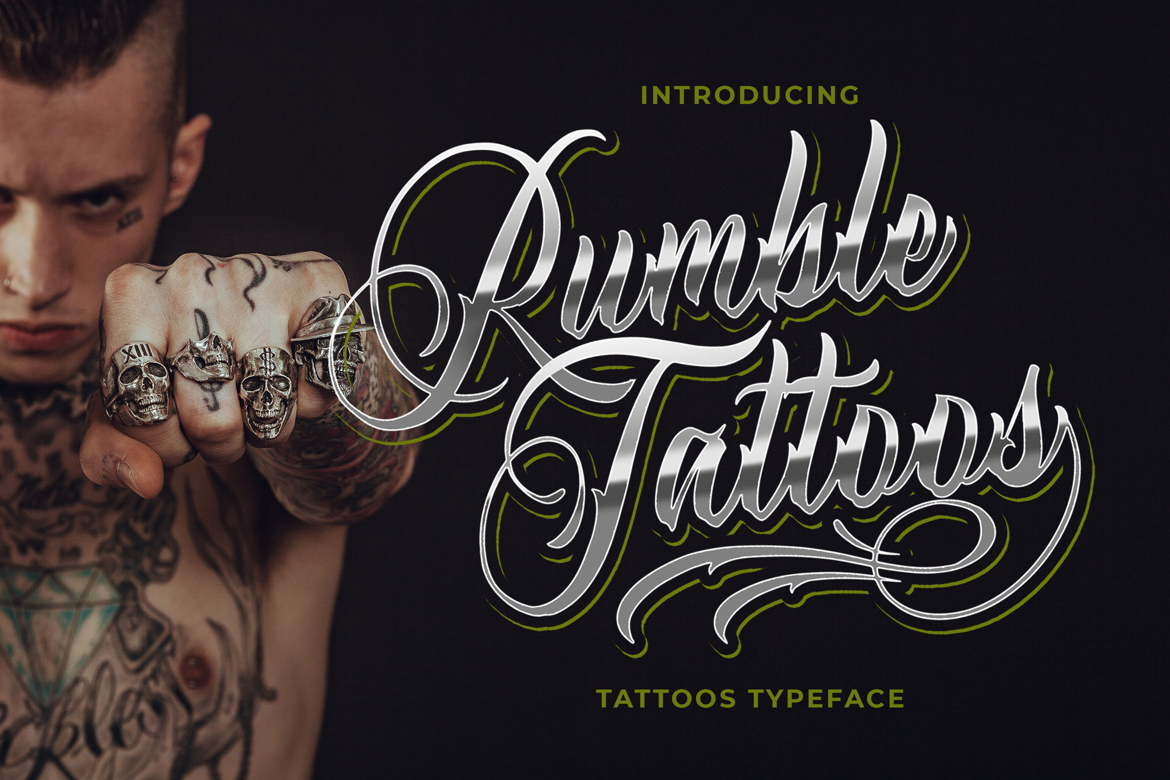 Schriftart Rumble Tattoos